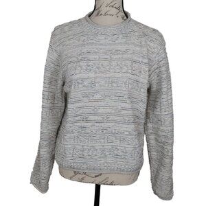 Carolina Colours  | Vintage  Multi Color Neutral Cotton Knit Sweater | Size M
